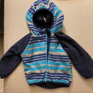 North Face toddler reversible fleece jacket.